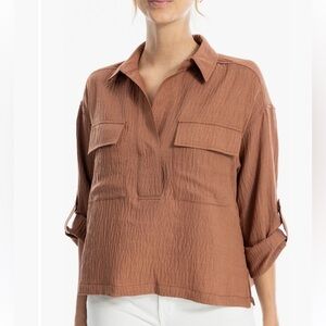 Brown Women's Top
